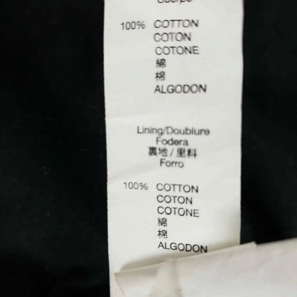 GAP BLACK AND CREAM MINI SKIRT SIZE 10 - Picture 8 of 9